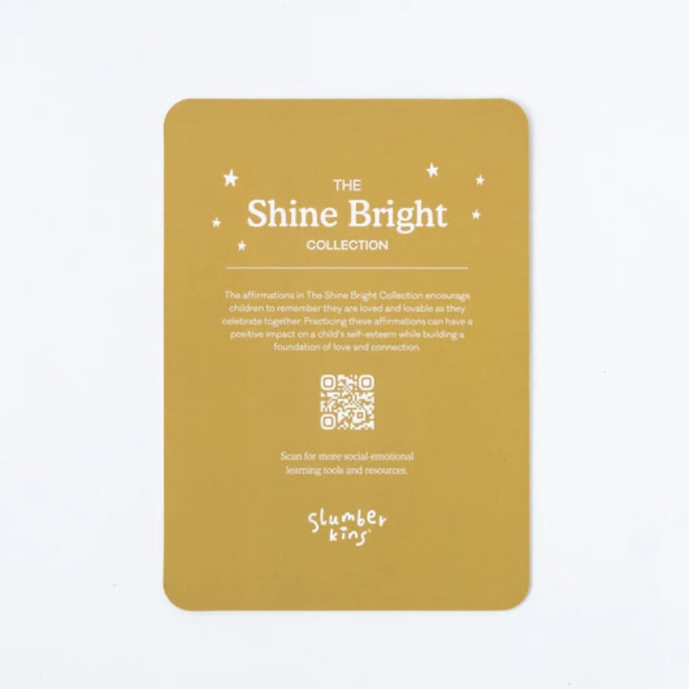 Slumberkins Shine Bright Bigfoot Snuggler And Affirmation Card - Picture 3 of 3